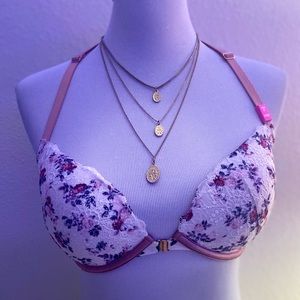 Pink Victoria Secret Push Up Bra